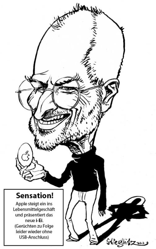 Steve Jobs Karikatur